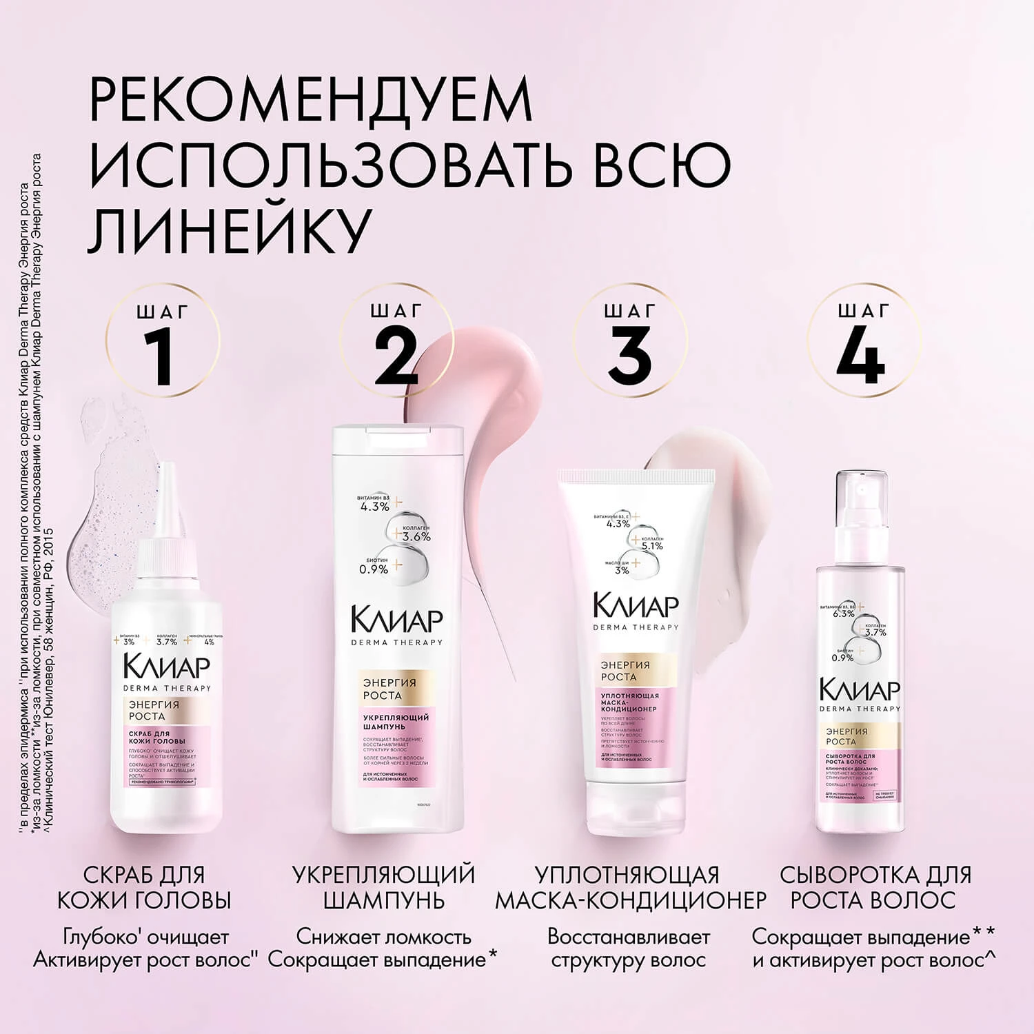 Фото 8:  Скраб для кожи головы Clear Derma Therapy Энергия роста