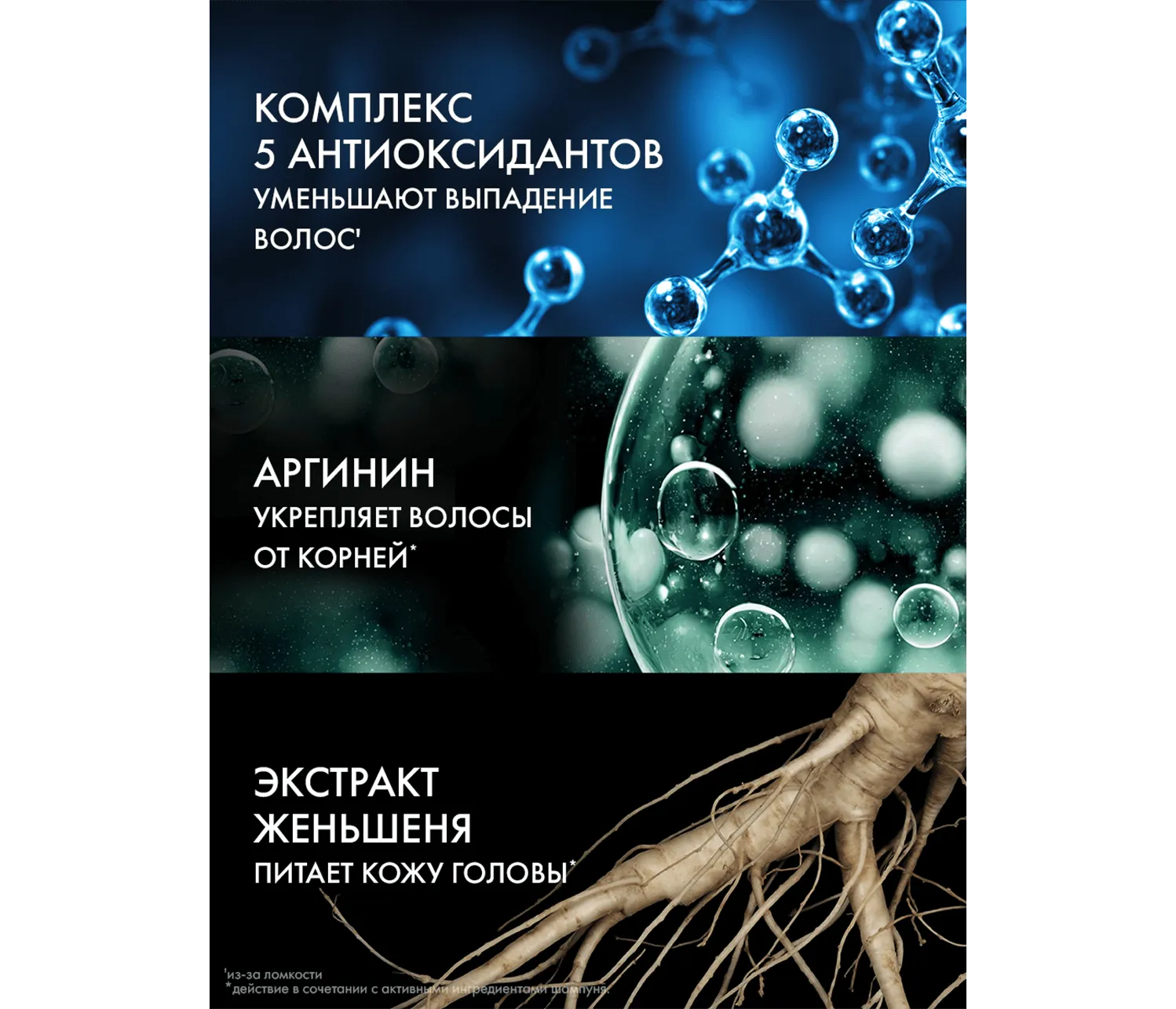 Фото 4:  Шампунь Derma Expert укрепляющий Энергия роста 1 л