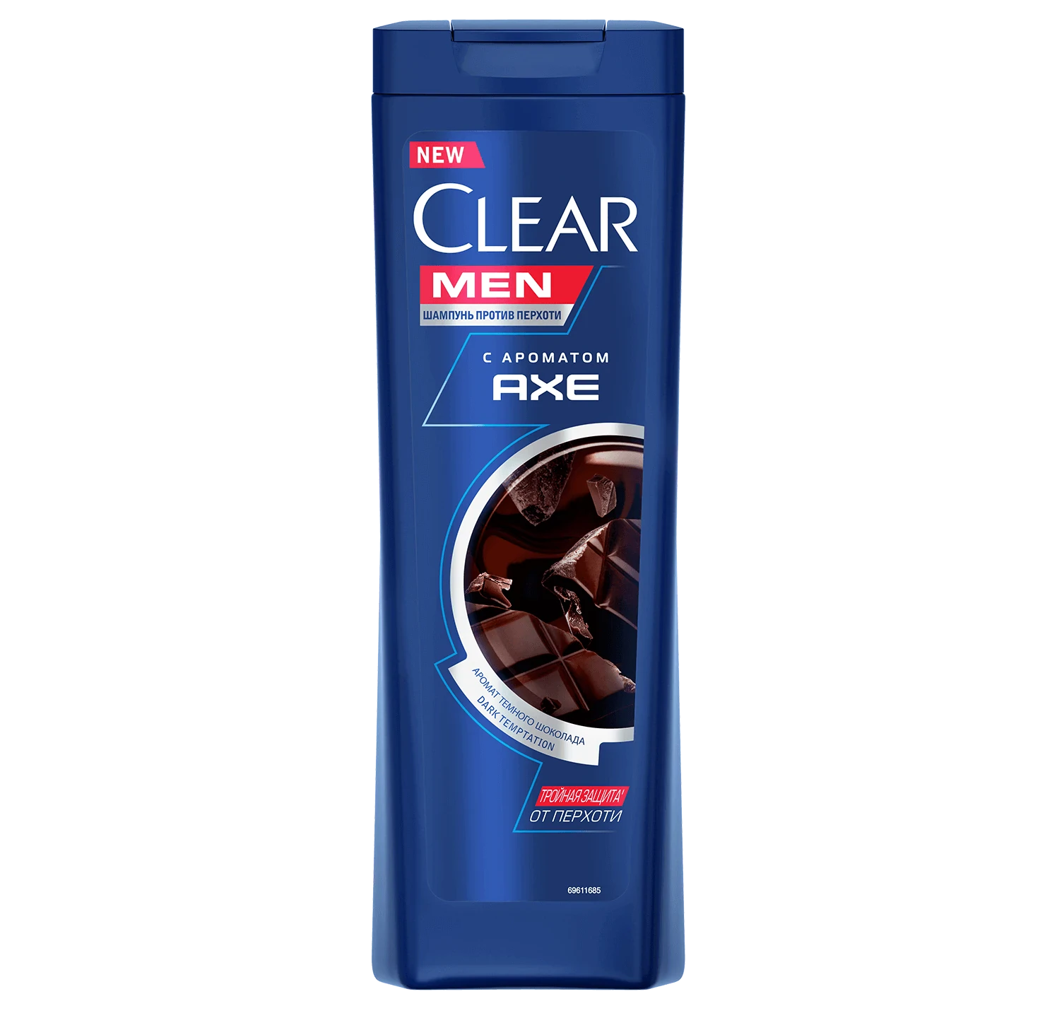 Фото 1:  Мужской шампунь против перхоти с ароматом темного шоколада Axe Dark Temptation Clear